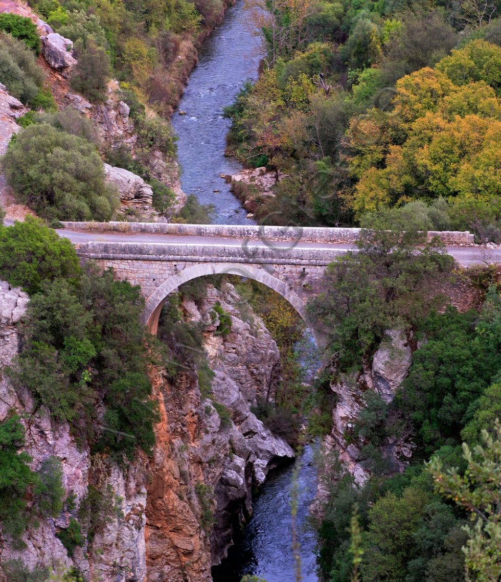 Το γεφύρι του Κούκου στα όρια των νομών Ηλείας - Αρκαδίας