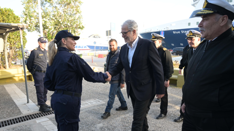 Ο υπουργός Ναυτιλίας Χρήστος Στυλιανίδης
