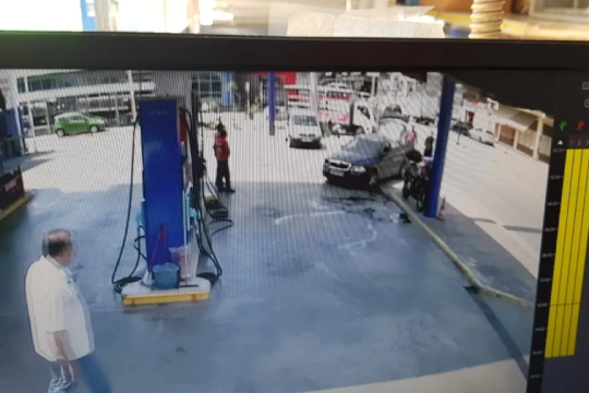 Το βενζινάδικο στη Νίκαια όπου σημειώθηκε η ρατσιστική επίθεση στη Νίκαια, τον Ιούλιο του 2018