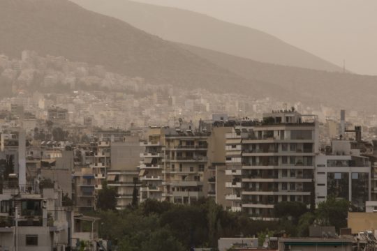 Αφρικανική σκόνη στην Αθήνα