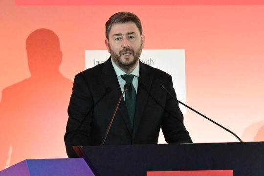 Ο Νίκος Ανδρουλάκης στο συνέδριο του Economist