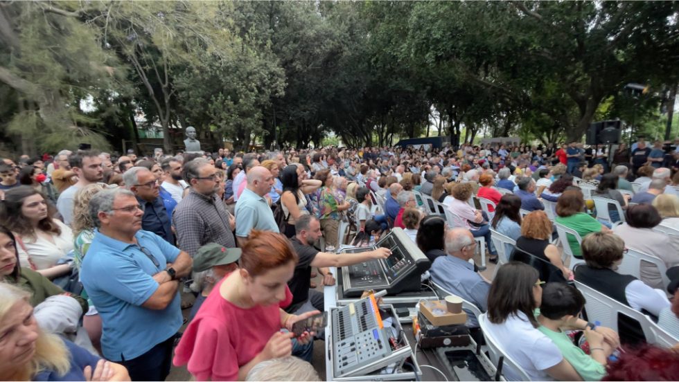 Τέμπη, εκδήλωση, Ηράκλειο Κρήτης