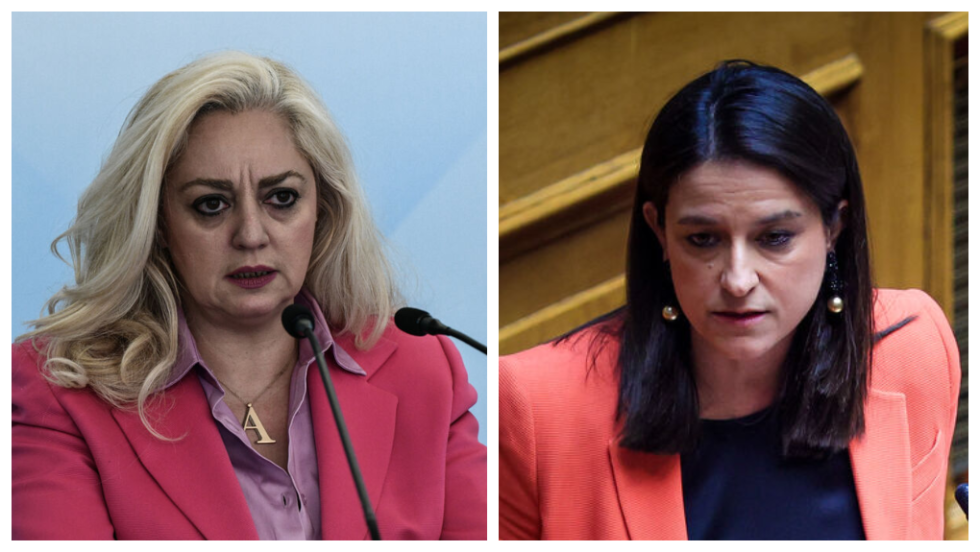 Η γ.γ. του υπουργείου Εργασίας, Αννα Στρατινάκη (αριστερά), με μία ηχηρή παρέμβασή της υποκαθιστά ουσιαστικά την όποια νομοθετική πρωτοβουλία ανέμενε η αγορά να λάβει η νέα υπουργός Εργασίας, Νίκη Κεραμέως (δεξιά), ώστε να αποσαφηνιστεί, κυρίως για τις ΜΜΕ, το ακριβές περιεχόμενο διατάξεων που είναι σε ισχύ