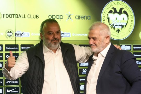 ο Δημήτρης Μελισσανίδης και ο Μάριος Ηλιόπουλος
