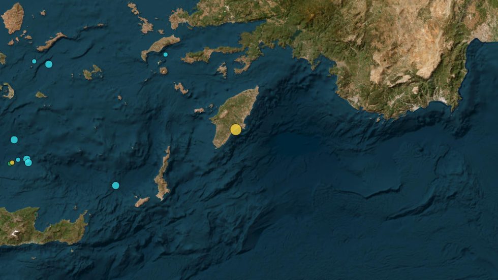 σεισμός στη Ρόδο