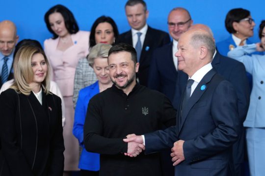 Βολοντίμιρ Ζελένσκι, Όλαφ Σολτς