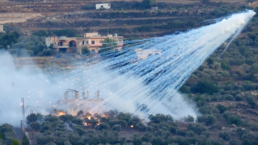 Λίβανος, λευκός φώσφορος