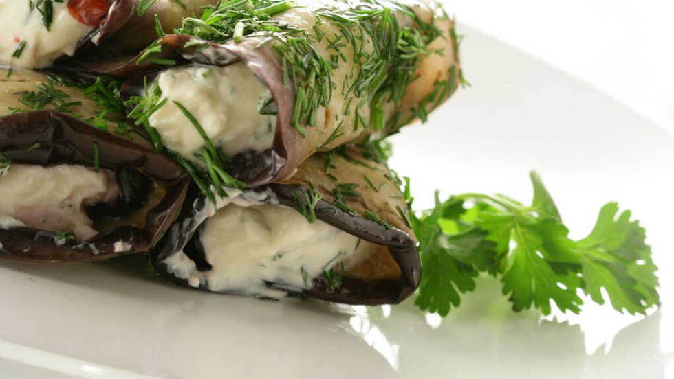 melitzanes me feta