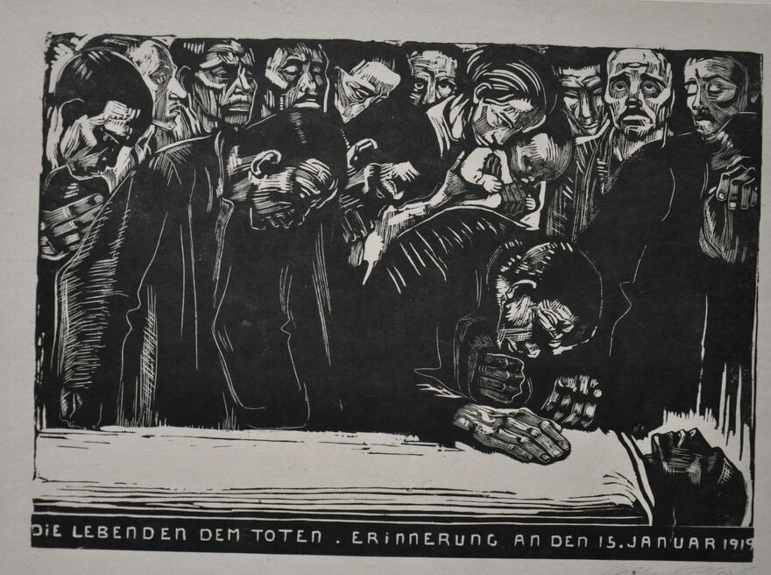 Εργο της Käthe Kollwitz στο Stadel Museum της Φρανκφούρτης, στη μνήμη του Καρλ Λίμπκνεχτ