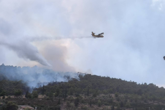 φωτιά στον Υμηττό