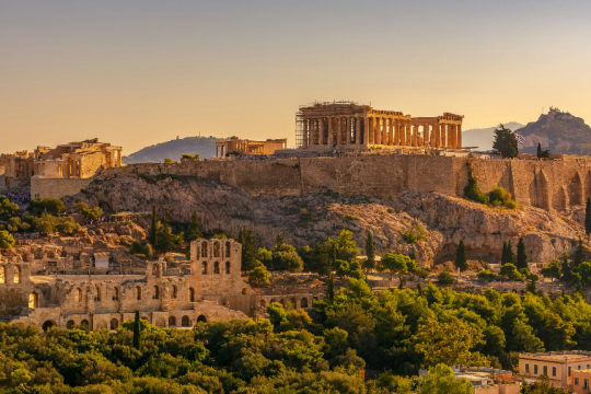 Η Ακρόπολη από το λόφο του Φιλοπάππου