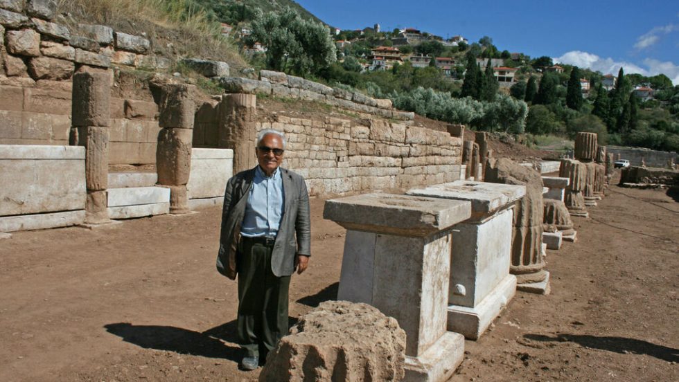Ο Πέτρος Θέμελης στην Αρχαία Μεσσήνη