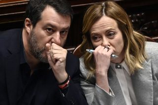 Τζόρτζια Μελόνι- Ματέο Σαλβίνι