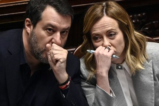 Τζόρτζια Μελόνι- Ματέο Σαλβίνι