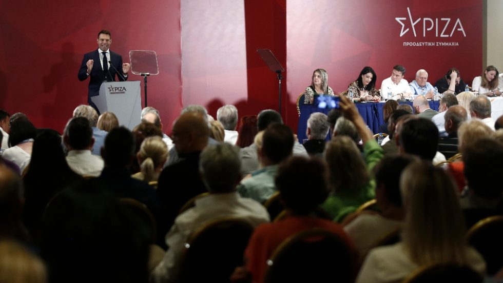 Στέφανος Κασσελάκης στην Κεντρική Επιτροπή του ΣΥΡΙΖΑ