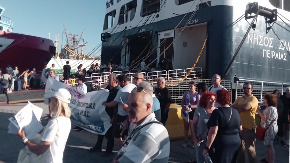κινητοποίηση, Λέσβος, πλοία