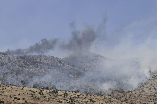 Στη μεθόριο με τον Λίβανο παρατηρείται τις τελευταίες ώρες η μεγαλύτερη ανάφλεξη