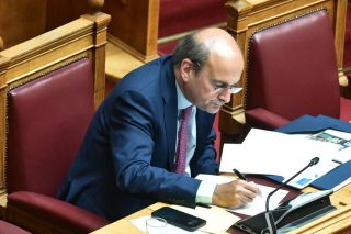 ο υπουργός Εθνικής Οικονομίας Κ. Χατζηδάκης