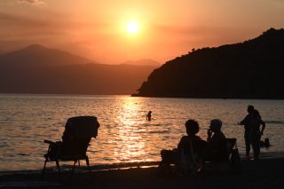 Βραδινό μπάνιο στην Αργολίδα