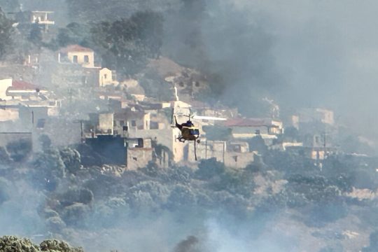 Φωτιά στο Ρέθυμνο