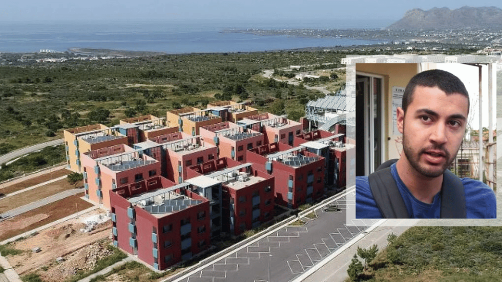 Νίκος Μαράκης, πρόεδρος Συλλόγου εστιακών φοιτητών Πολυτεχνείου Κρήτης