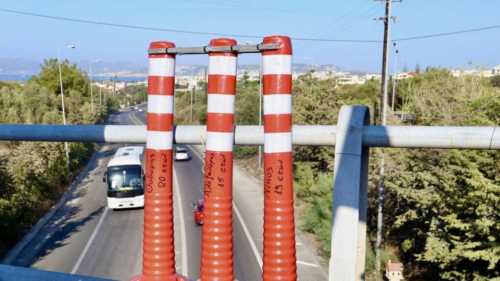 Από τη διαμαρτυρία της προηγούμενης εβδομάδας για τον χαμό των τριών νέων παιδιών στην άσφαλτο