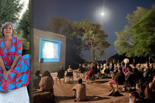 Η Ελένη Αλεξανδράκη στη Νίσυρο