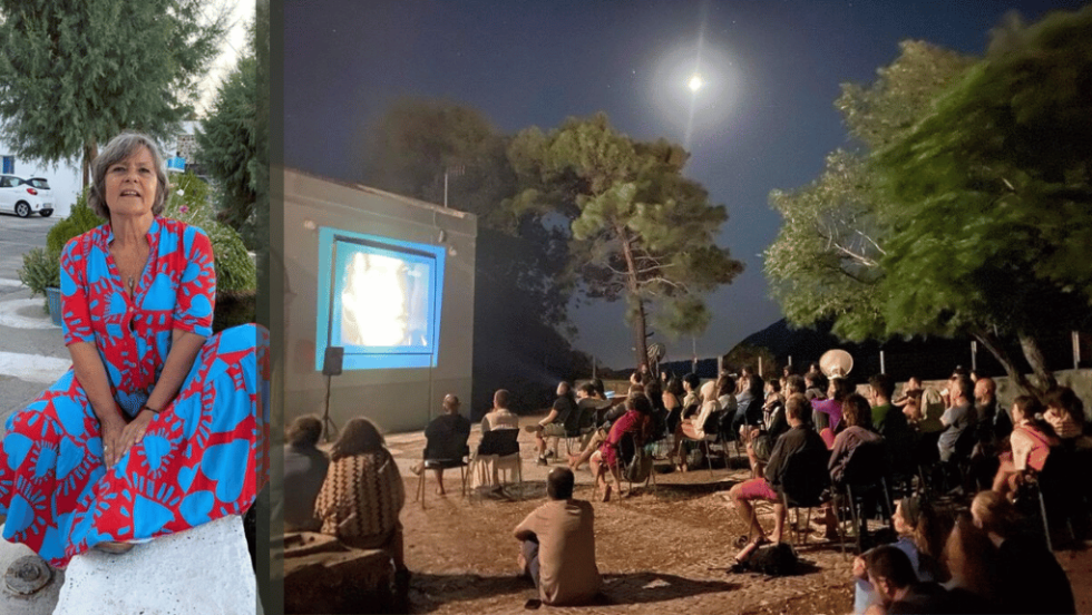 Η Ελένη Αλεξανδράκη στη Νίσυρο