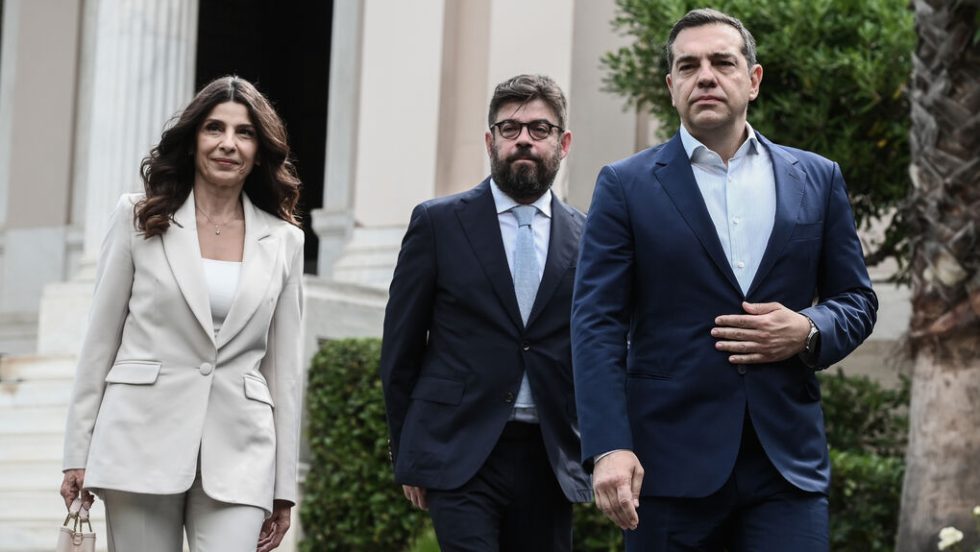 tsipras - tsapanidou - mixalis kalogirou