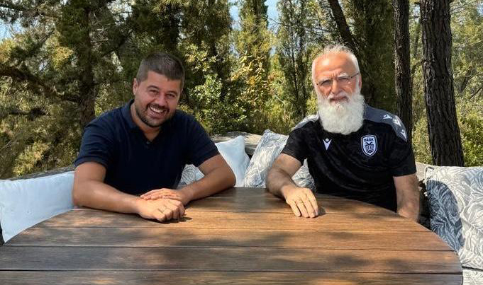 ο Ιβάν Σαββίδης με τον Μάκη Γκαγκάτση