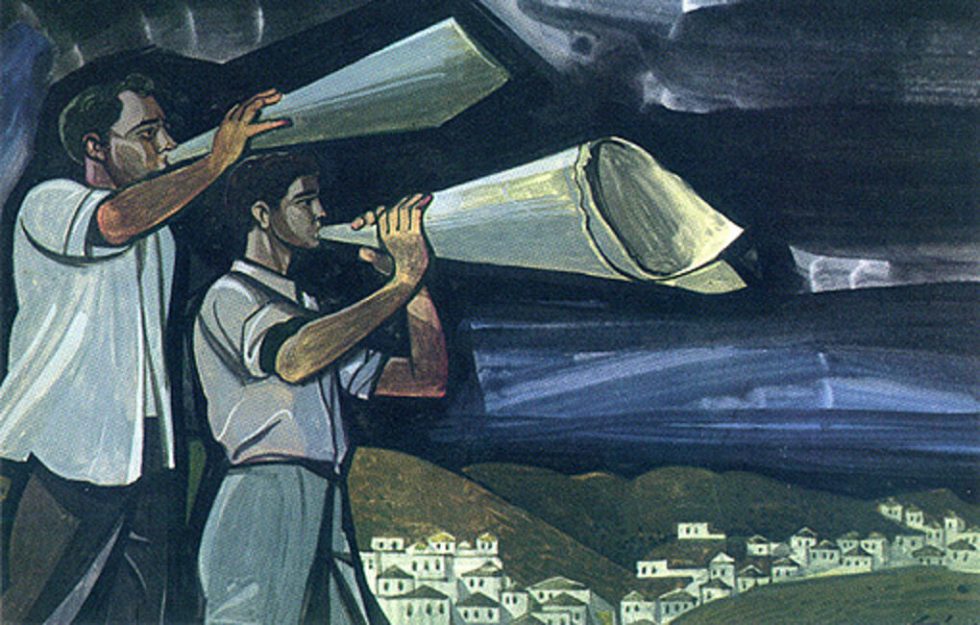 «Τα χωνιά του ΕΑΜ» έργο του Α. Τάσσου