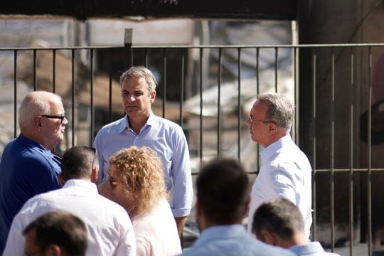 Μητσοτάκης καμένα
