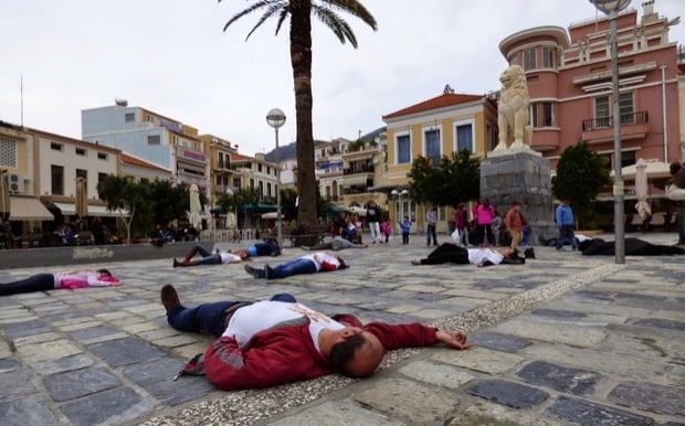 Σάμος διαμαρτυρία