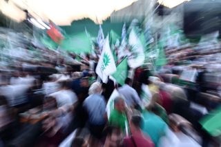 Συγκέντρωση οπαδών του ΠΑΣΟΚ