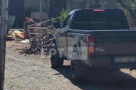 Το σημείο όπου δέχτηκε επίθεση ο 69χρονος, λίγο έξω από το χωριό Βιλανδρέδο Ρεθύμνου