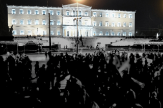 Συλλαλητήριο έξω από τη Βουλή
