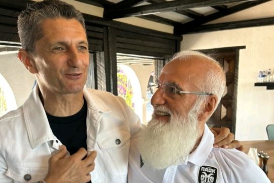 ο Ιβάν Σαββίδης με τον Ραζβάν Λουτσέσκου