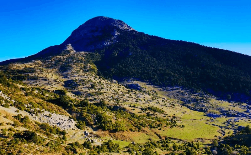 Η κορυφή του όρους Αρτεμίσιο, επάνω στην οποία θα τοποθετηθούν ανεμογεννήτριες