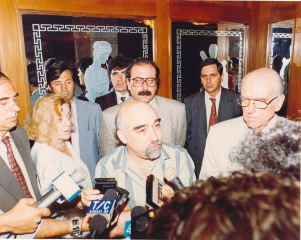 Ο Κώστας Διάκος με τον Ανδρέα Παπανδρέου