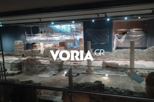 Οι πρώτες φωτογραφίες των επανατοποθετημένων αρχαιοτήτων στον σταθμό Βενιζέλου του Μετρό της Θεσσαλονίκης