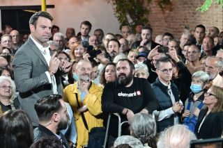Ο Στ. Κασσελάκης σε συνάντηση με εθελοντές και φίλους του
