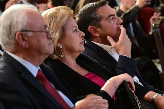 Αλέξης Τσίπρας- Λούκα Κατσέλη- Γιάννης Δραγασάκης