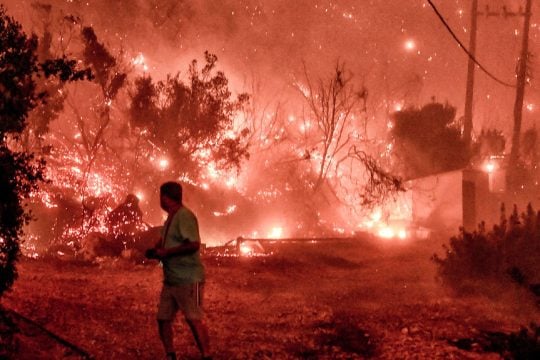 Εικόνες κόλασης στο χωριό Ανω Λουτρό