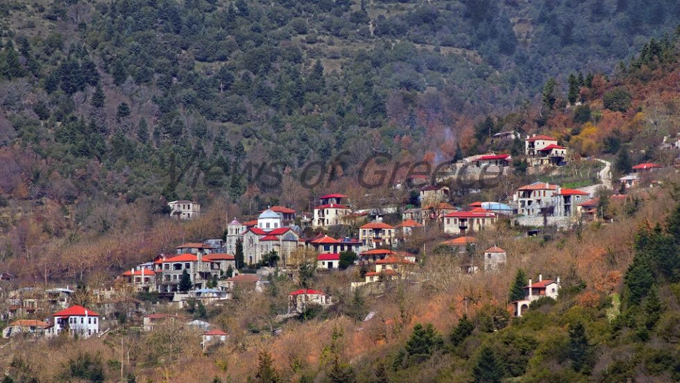 Το χωριό Βουτύρο αγκαλιά με το ελατόδασος