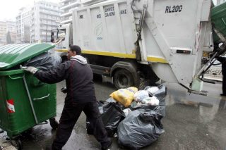 Συγκομιδή απορριμμάτων στη Θεσσαλονίκη