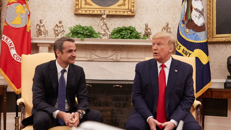Από τη συνάντηση του Κυρ. Μητσοτάκη με τον Ντόναλντ Τραμπ στον Λευκό Οίκο τον Ιανουάριο του 2020