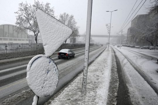 χιόνι στη Σερβία