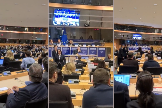 ένταση στο Ευρωκοινοβούλιο