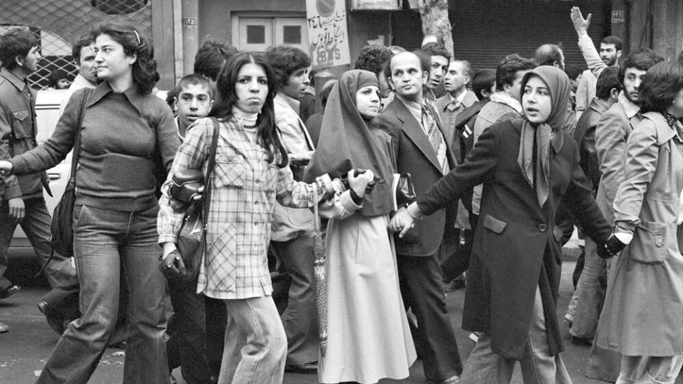 Διαδήλωση ενάντια στον Σάχη κατά τη διάρκεια της Ιρανικής Επανάστασης, 1978. David Burnett