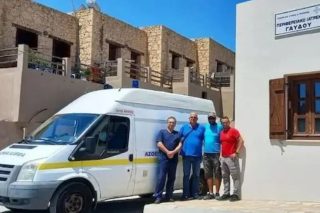 Η Γαύδος απέκτησε ασθενοφόρο μετά τις ενέργειες και τις πιέσεις που άσκησε ο γιατρός, λένε οι σαράντα κάτοικοι
